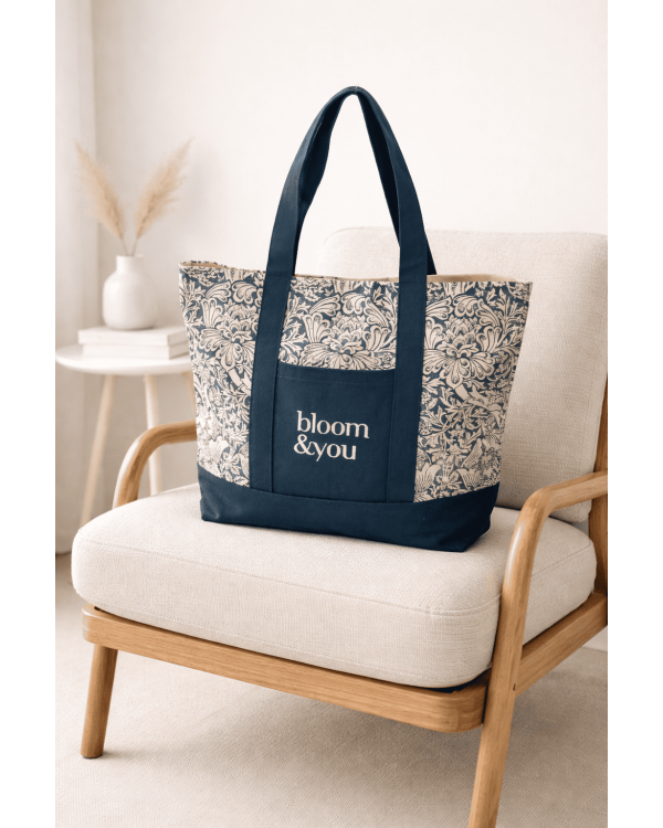 INDIGO BLOOM TOTE
