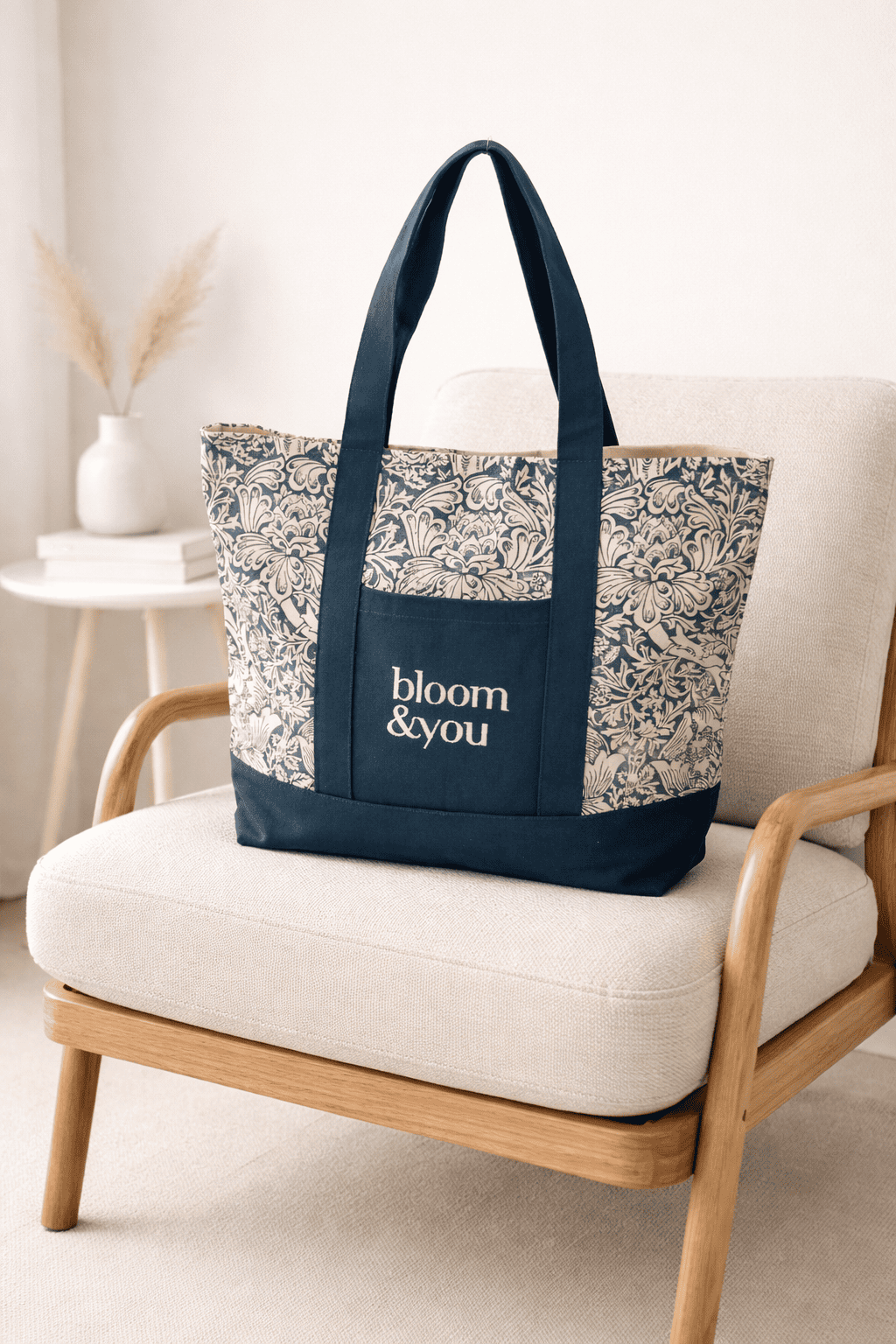 INDIGO BLOOM TOTE